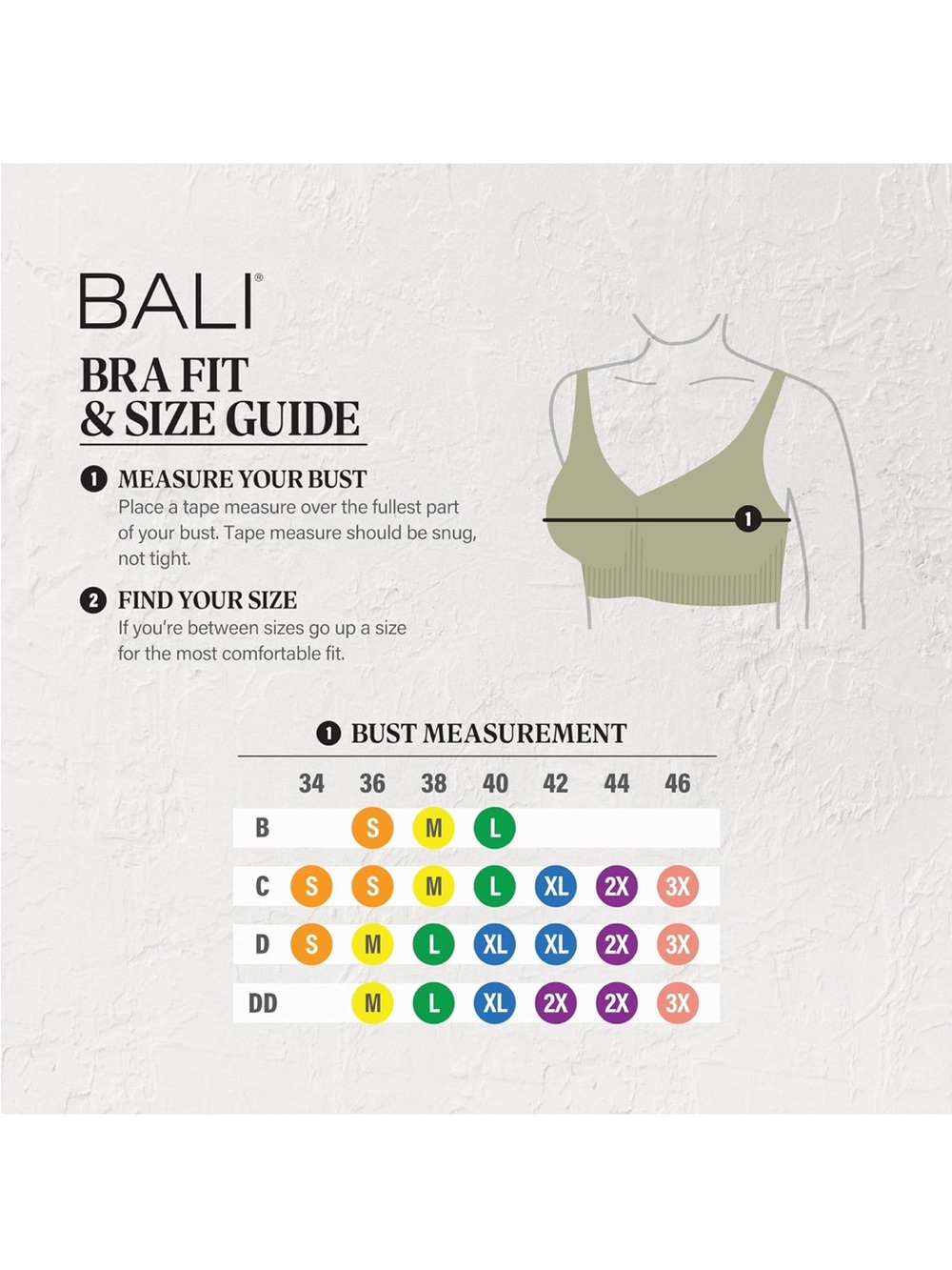 Bali Smooth Wireless Scoop Bralette in Black - Picture 7 of 7